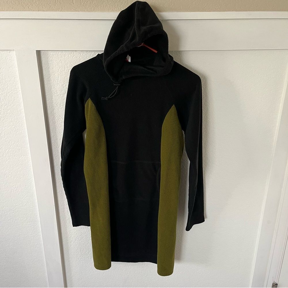 Melanzana Women's Small Micro-grid Fleece Dress